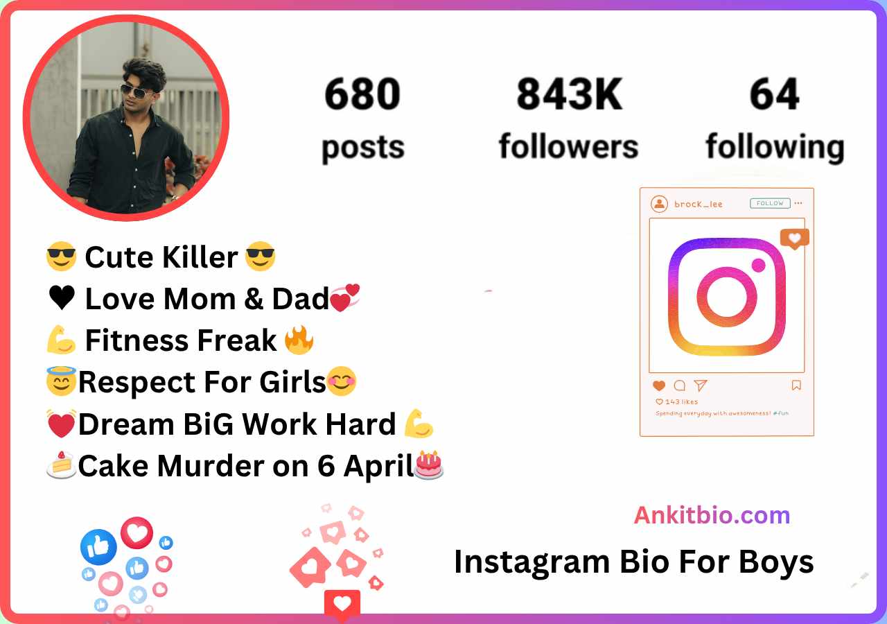 Instagram Bio For Boys