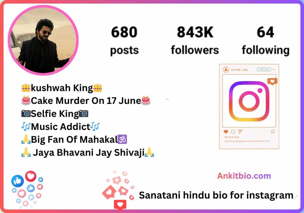 Kushawaha Bio for Instagram