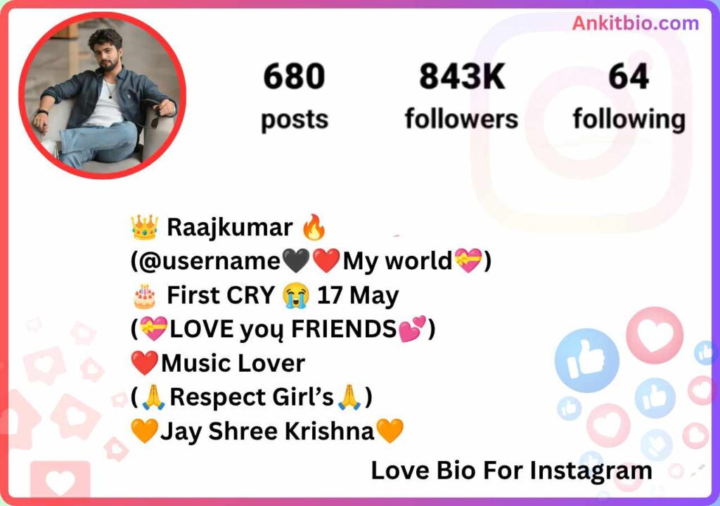 Love Bio For Instagram