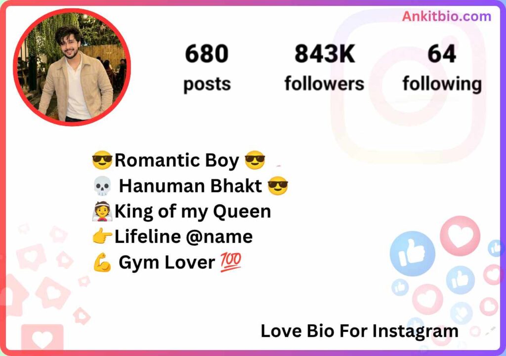 Love Bio For Instagram