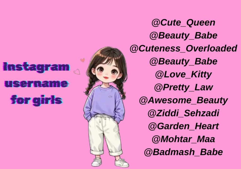 Instagram username for girls