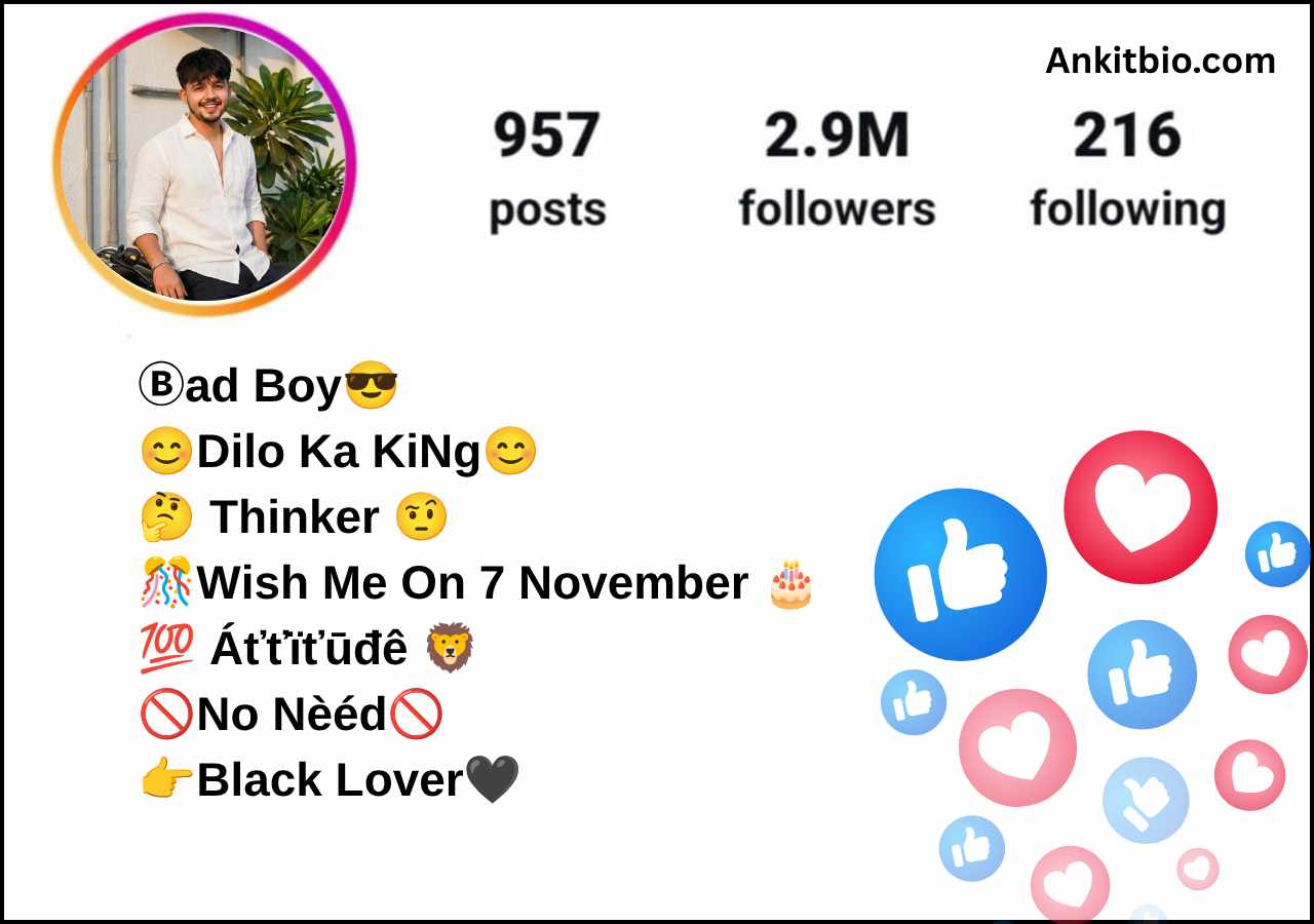 Instagram bio for boys