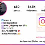 Kushawaha Bio for Instagram