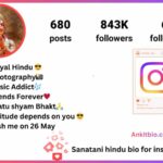 Sanatani hindu bio for instagram