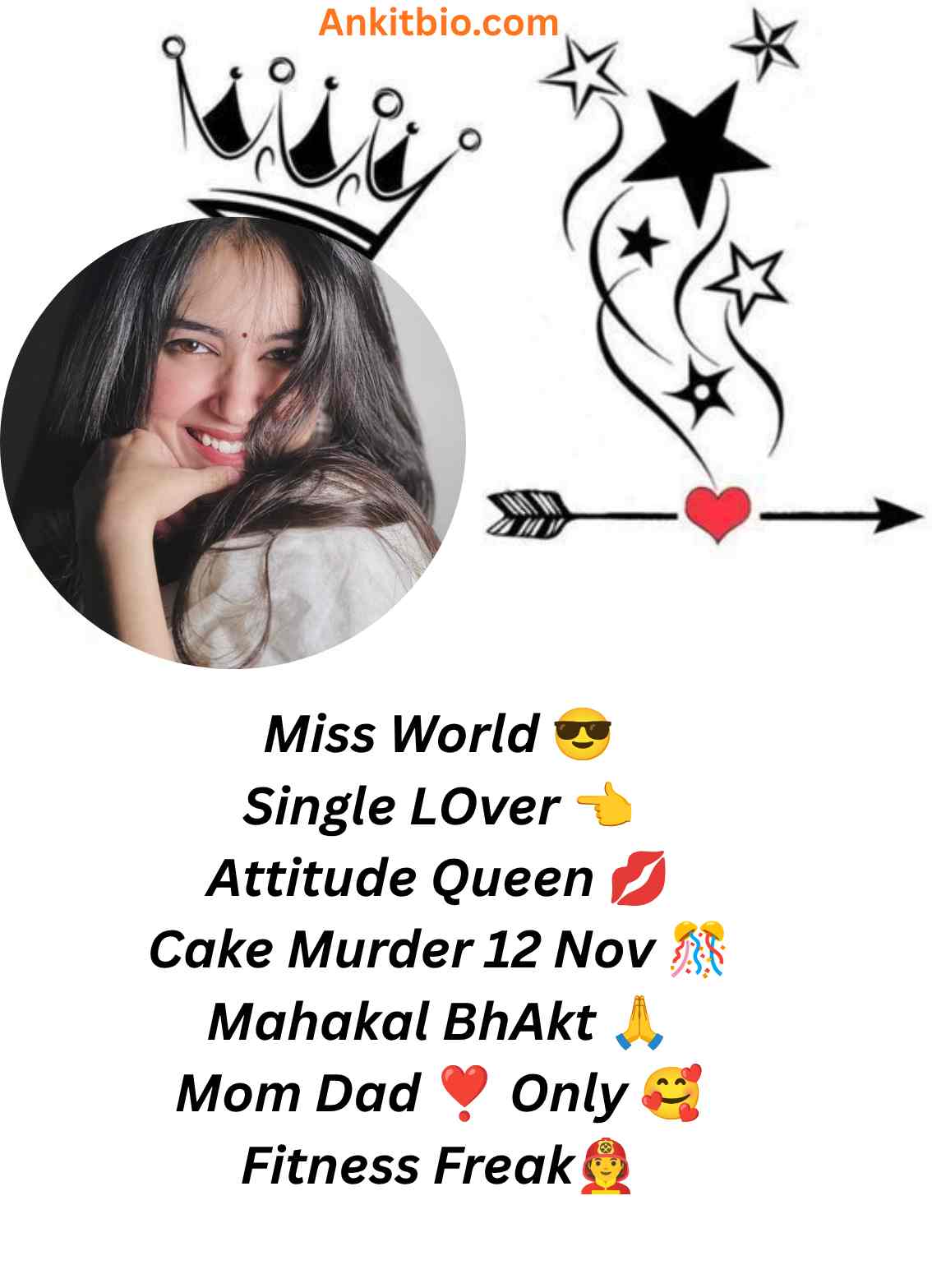 Facebook bio for girls