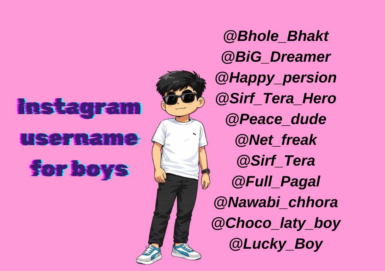 Instagram username for boys